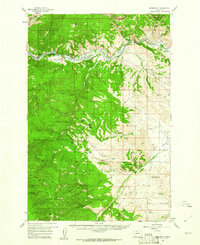 Download a high-resolution, GPS-compatible USGS topo map for Bearmouth, MT (1961 edition)