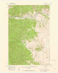 preview thumbnail of historical topo map of Granite County, MT in 1959