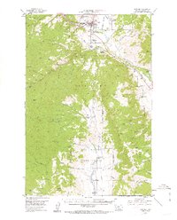 preview thumbnail of historical topo map of Boulder, MT in 1954