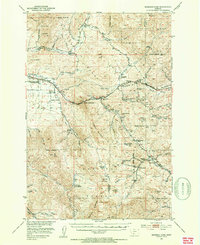 Download a high-resolution, GPS-compatible USGS topo map for Bozeman Pass, MT (1954 edition)