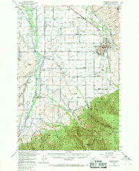 Download a high-resolution, GPS-compatible USGS topo map for Bozeman, MT (1969 edition)