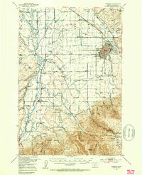 Download a high-resolution, GPS-compatible USGS topo map for Bozeman, MT (1953 edition)