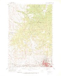 preview thumbnail of historical topo map of Silver Bow County, MT in 1959