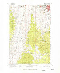 preview thumbnail of historical topo map of Silver Bow County, MT in 1961