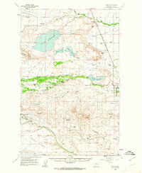 Download a high-resolution, GPS-compatible USGS topo map for Bynum, MT (1962 edition)