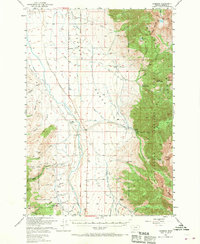 Download a high-resolution, GPS-compatible USGS topo map for Cameron, MT (1970 edition)
