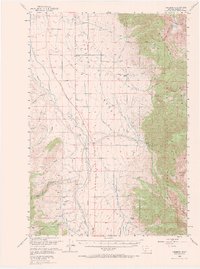 Download a high-resolution, GPS-compatible USGS topo map for Cameron, MT (1970 edition)