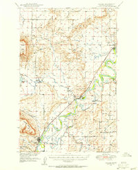 Download a high-resolution, GPS-compatible USGS topo map for Cascade, MT (1956 edition)