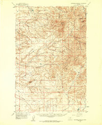 Download a high-resolution, GPS-compatible USGS topo map for Centennial Mountain, MT (1961 edition)