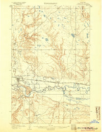 1904 Map of Chinook