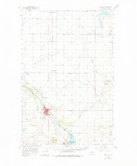 preview thumbnail of historical topo map of Choteau, MT in 1960