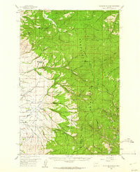 Download a high-resolution, GPS-compatible USGS topo map for Cleveland Mountain, MT (1961 edition)