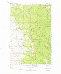 Download a high-resolution, GPS-compatible USGS topo map for Cleveland Mountain, MT (1975 edition)