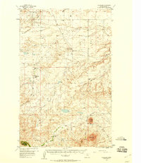 Download a high-resolution, GPS-compatible USGS topo map for Cleveland, MT (1958 edition)
