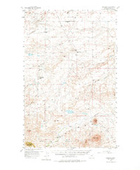 Download a high-resolution, GPS-compatible USGS topo map for Cleveland, MT (1976 edition)