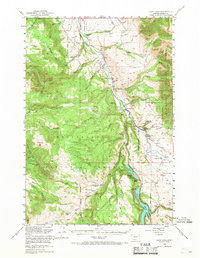 Download a high-resolution, GPS-compatible USGS topo map for Cliff Lake, MT (1968 edition)