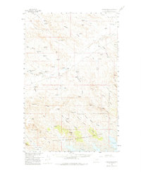 Download a high-resolution, GPS-compatible USGS topo map for Collins Ranch, MT (1975 edition)