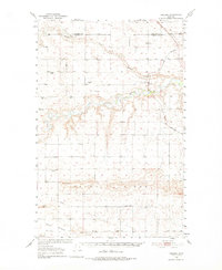 Download a high-resolution, GPS-compatible USGS topo map for Collins, MT (1976 edition)