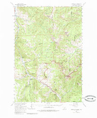 Download a high-resolution, GPS-compatible USGS topo map for Crown Butte, MT (1985 edition)