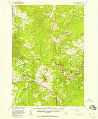 Download a high-resolution, GPS-compatible USGS topo map for Crown Butte, MT (1958 edition)