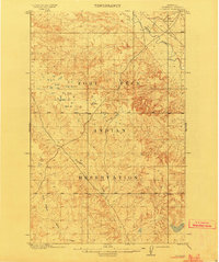 Download a high-resolution, GPS-compatible USGS topo map for Cuskers, MT (1915 edition)