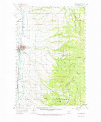 Download a high-resolution, GPS-compatible USGS topo map for Deer Lodge, MT (1966 edition)