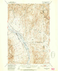 Download a high-resolution, GPS-compatible USGS topo map for Devils Fence, MT (1954 edition)