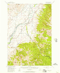 Download a high-resolution, GPS-compatible USGS topo map for Emigrant, MT (1957 edition)