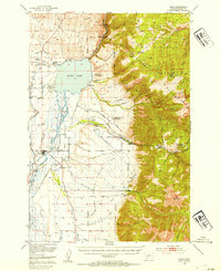 Download a high-resolution, GPS-compatible USGS topo map for Ennis, MT (1954 edition)