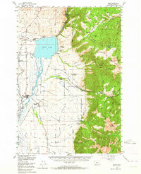 Download a high-resolution, GPS-compatible USGS topo map for Ennis, MT (1964 edition)