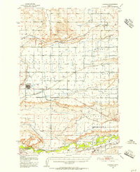 Download a high-resolution, GPS-compatible USGS topo map for Fairfield, MT (1956 edition)