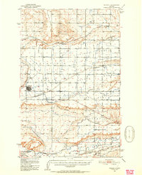 Download a high-resolution, GPS-compatible USGS topo map for Fairfield, MT (1952 edition)