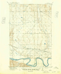 1915 Map of Frazer, 1949 Print