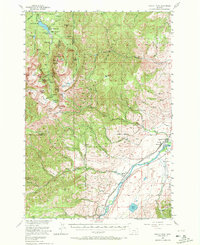 Download a high-resolution, GPS-compatible USGS topo map for Fridley Peak, MT (1972 edition)