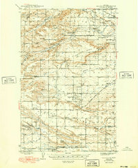 Download a high-resolution, GPS-compatible USGS topo map for Gallup City, MT (1949 edition)