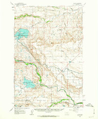 Download a high-resolution, GPS-compatible USGS topo map for Gilman, MT (1963 edition)