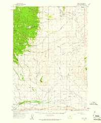 Download a high-resolution, GPS-compatible USGS topo map for Grant, MT (1961 edition)