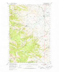 Download a high-resolution, GPS-compatible USGS topo map for Harrison, MT (1978 edition)