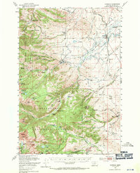 Download a high-resolution, GPS-compatible USGS topo map for Harrison, MT (1971 edition)