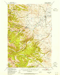 Download a high-resolution, GPS-compatible USGS topo map for Harrison, MT (1954 edition)