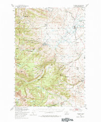 Download a high-resolution, GPS-compatible USGS topo map for Harrison, MT (1984 edition)