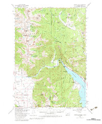 Download a high-resolution, GPS-compatible USGS topo map for Hebgen Dam, MT (1983 edition)
