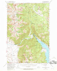 Download a high-resolution, GPS-compatible USGS topo map for Hebgen Dam, MT (1969 edition)