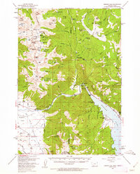Download a high-resolution, GPS-compatible USGS topo map for Hebgen Dam, MT (1962 edition)