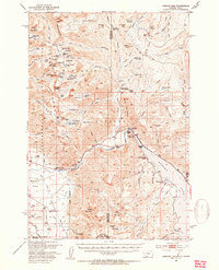 Download a high-resolution, GPS-compatible USGS topo map for Hebgen Dam, MT (1954 edition)