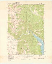 preview thumbnail of historical topo map of Gallatin County, MT in 1950