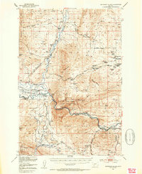 Download a high-resolution, GPS-compatible USGS topo map for Jefferson Island, MT (1954 edition)
