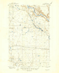 Download a high-resolution, GPS-compatible USGS topo map for Kremlin, MT (1949 edition)
