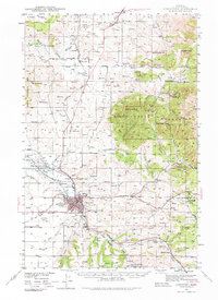 Download a high-resolution, GPS-compatible USGS topo map for Lewistown, MT (1975 edition)