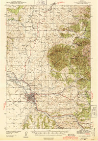 1944 Map of Lewistown, MT